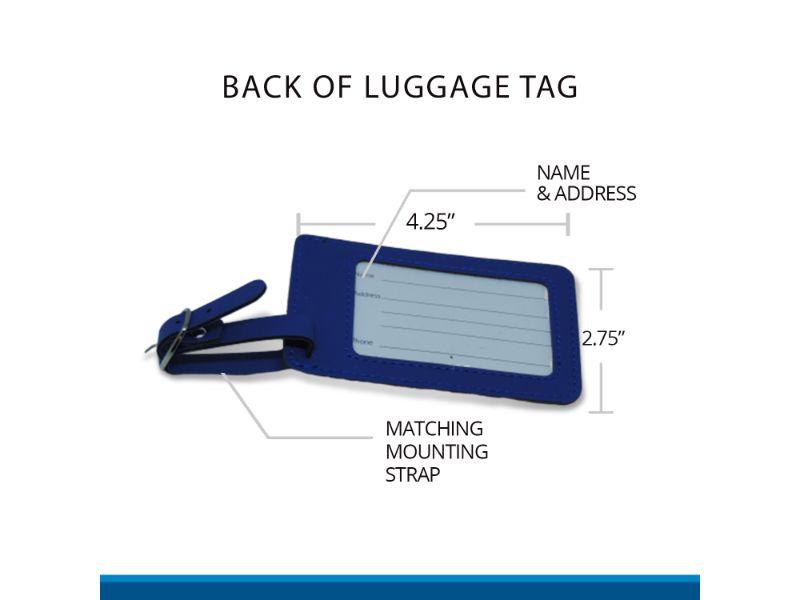 Airbus 220 Luggage Tag, Set of Two, Leather, Crew Tags - Airspeed Junkie