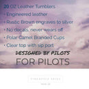 Airplane Cups, aviation cups, tumblers