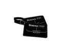 Boeing 737 luggage tag