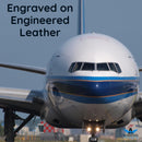 B-777 Leather Wall Art, Aviation Artwork - Airspeed Junkie