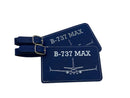 Boeing 737 MAX Luggage Tag Set of Two, Crew Tags - Airspeed Junkie