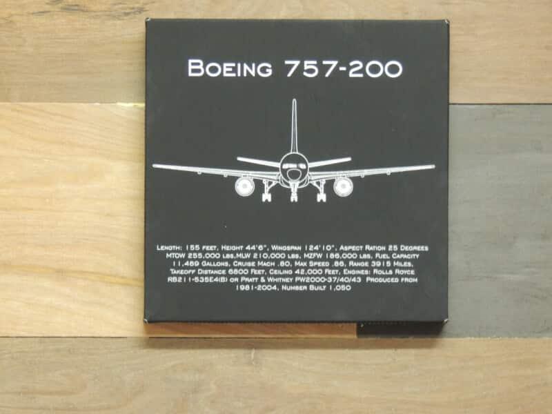 Boeing 757 Aviation Wall Art