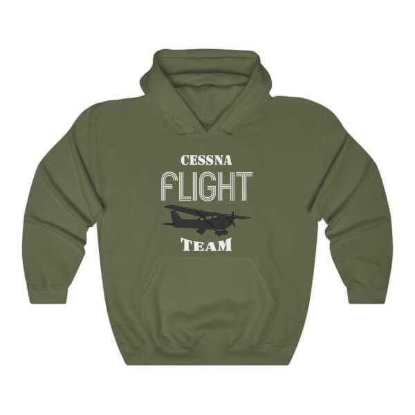 Cessna Flight Team Hoodie For Men, Heavy Blend, Hooded Sweatshirt