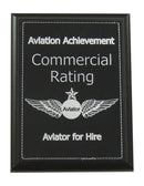 Commercial Pilot Rating,  commercial pilot certificate