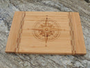 Compass Cutting Board Gift for Aviation