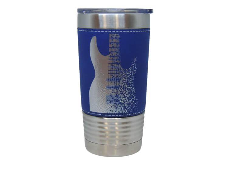 Electric Guitar Tumbler, 20 Oz Stainless - Steel Travel Mug - Gifts For  Guitar Players