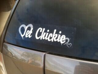 Jet Chickie Car Decal