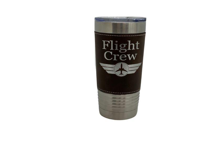 Flight Crew Insulated Tumbler, Aviation Drinkware Travel Mug