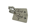 Fly Girl, flight attendant luggage tag, fly girl luggage,