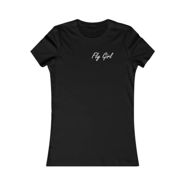 Fly Girl Tee Shirt, black