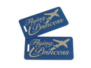 luggage tag, flying princess, kids luggage