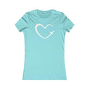 Plane Tee Shirt for Women, light blue