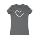 Plane Tee Shirt for Women, charcoal