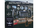 Instrument rating, flying, training