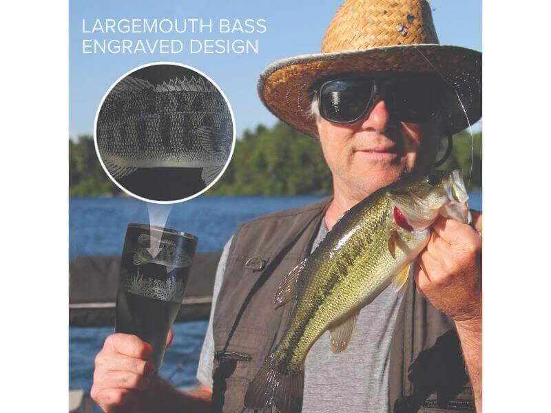 Bass Fishing Gift, Largemouth Bass, Fishing Mug