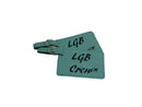 Long Beach Crew Base, Leather Luggage Tag, Jetblue - Airspeed Junkie