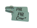 Philadelphia Crew Base Luggage Tag, American PHL Crew Base