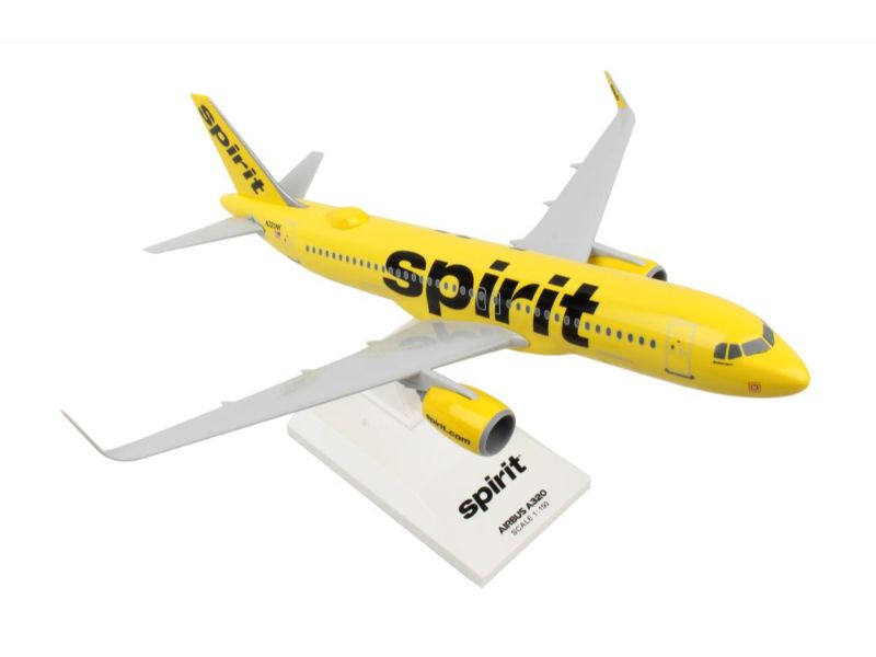 SPIRIT A320NEO 1/150 NEW LIVERY W/WIFI DOME