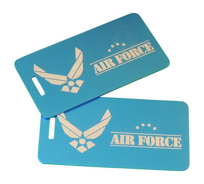 Air Force Bag Tag, Blue