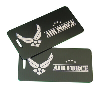 Air Force Bag Tag, Black
