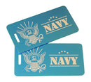 Navy Bag Tag, Blue
