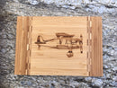 Vintage Airplane Cutting Board, Bamboo